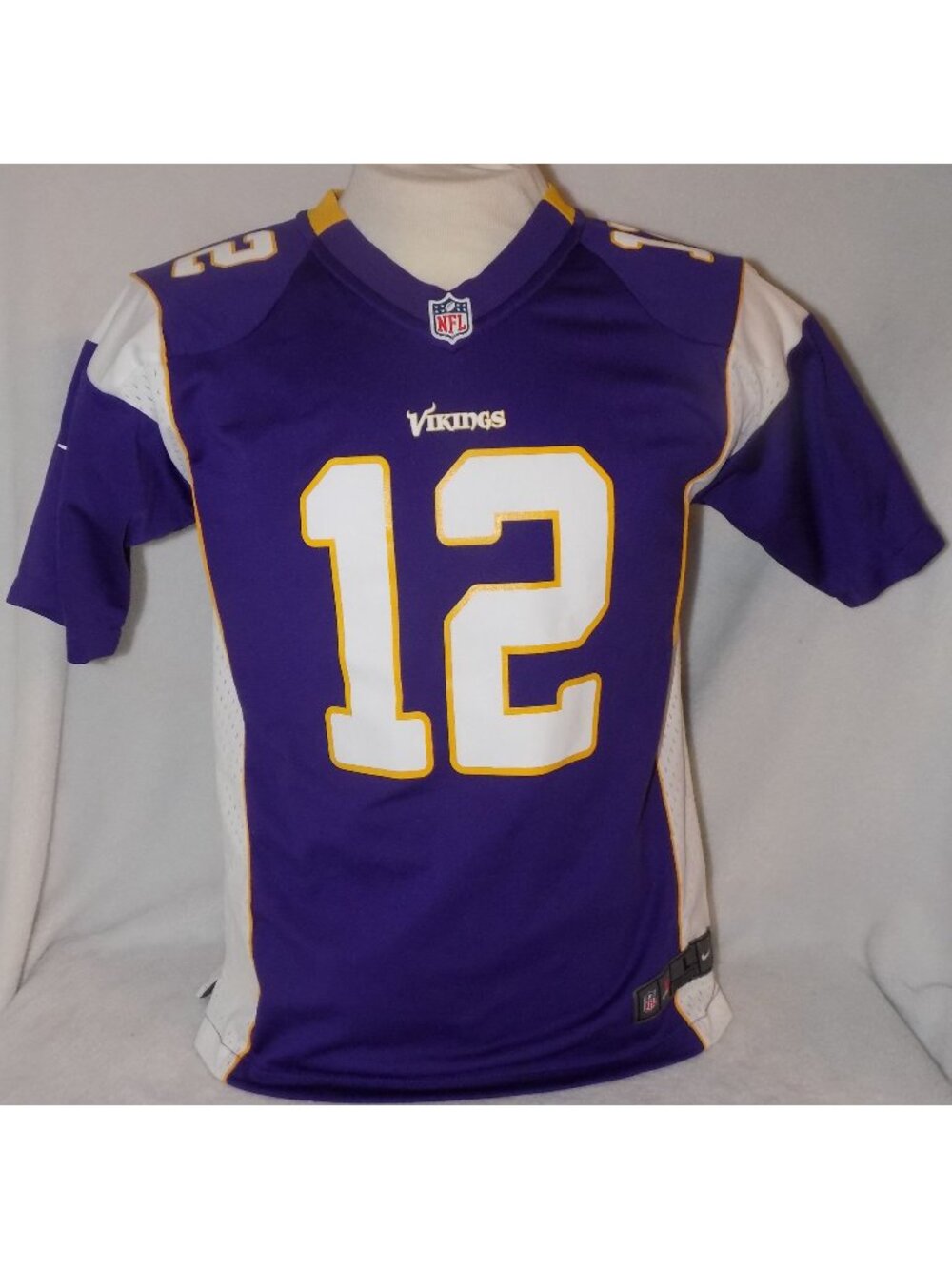 Nike NFL On-Field Minnesota Vikings Percy Harvin #12 jersey Youth Large